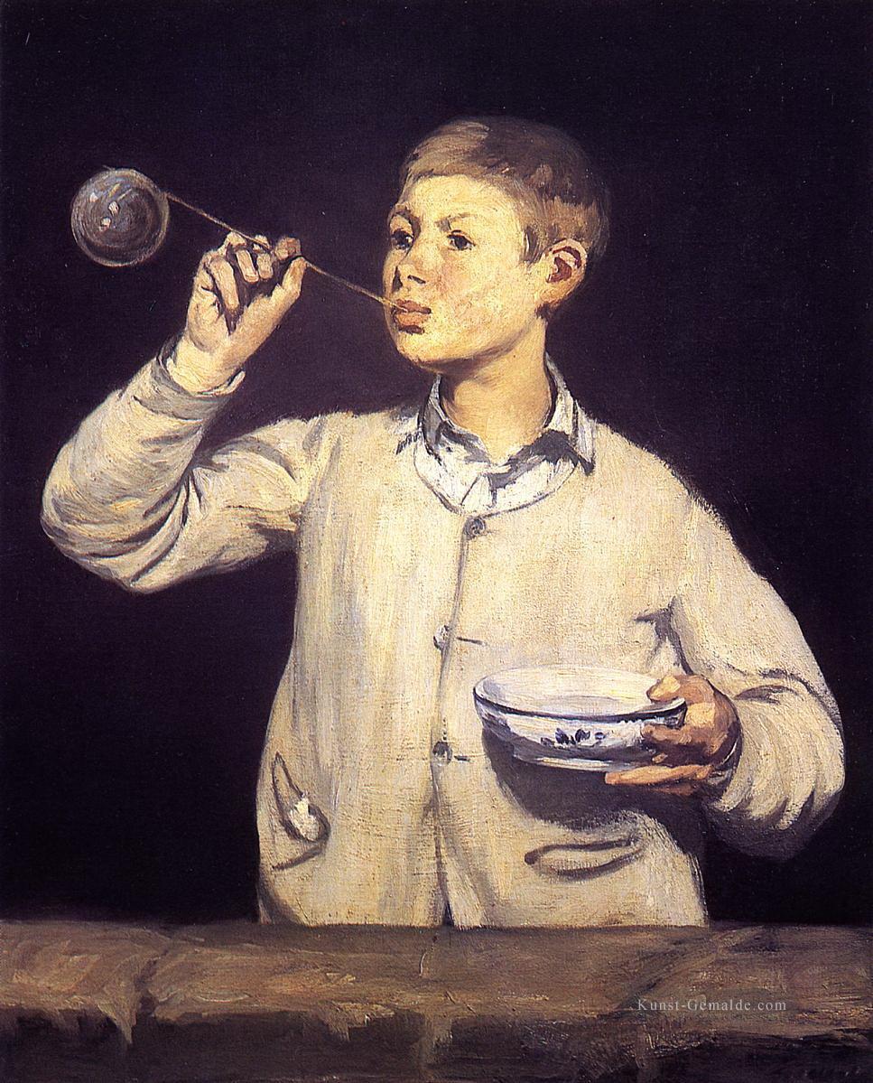 Boy Blowing Bubbles Eduard Manet Ölgemälde